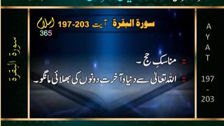 Surah Albaqrah سورۃ_البقرۃ Ayat 197-203.Tafseer Bayanulquran #drisrarahmed #bayanulquran #albaqarah