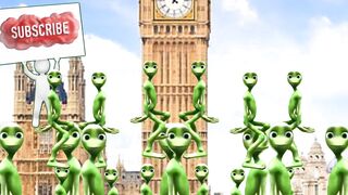 Green alien dance dame tu Casita challenge dance