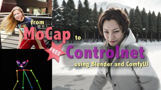 Turn MoCaps into 3D-Controlnets into ComfyUI Images_Videos.