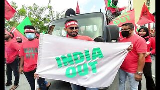 India Out' Bangladesh rejecting Indian intervention