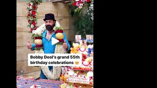 Bobby Deol's 55th birthday A special five-tiered cake for