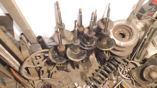 Мощный станок на автомобильных амортизаторах! 100_ Точности.
