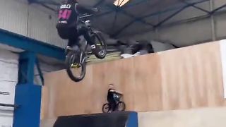 BMX jumping progress in a year!