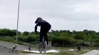 BMX racing is more fun when @HarrySchofield rides ????