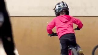 Little BMX rider at Adrenaline Alley #enjoytheride