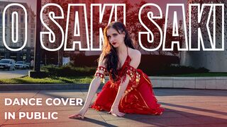 O SAKI SAKI - Batla House - Nora Fatehi dance cover in public by Sharky _ PBeach