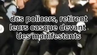 ПОЛИЦАИТЕ  ВЪВ ФРАНЦИЯ СА СОЛИДАРНИ С ПРОТЕСТИТЕ