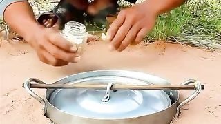 Простая ловушка для птиц.