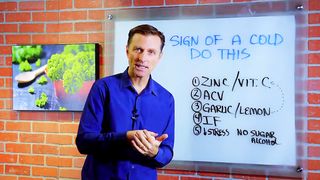 How To Stop A Cold At The First Sign – Dr.Berg On Cold Symptoms & Intermittent Fasting