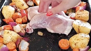 Delicious and delicious food, please watch carefully