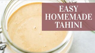 Easy Homemade Tahini