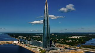 Mesmerizing views of the Gulf of Finland from the Lakhta Center skyscraper