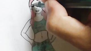 Caneta em ação