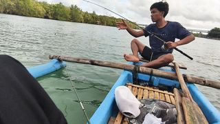 Fhising on a boat
