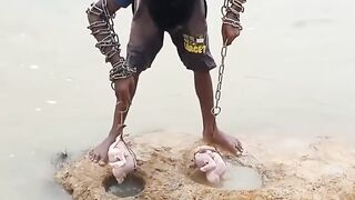 Amazing chicken hook fishing ???? big mangur fish ????#pramod_fishing #shorts