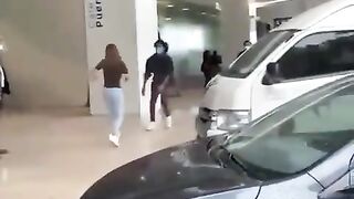 too happy to meet a girlfriend, to fall