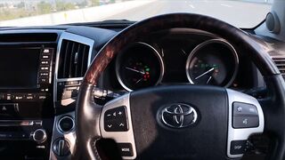 Toyota Land Cruiser V8 4.6 Top Speed Run 0-180 Acceleration - How Fast Is It??