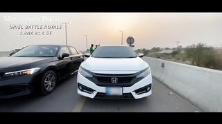 NEW Civic 2022 vs Civic 1.8 _ ORIEL DRAG RACE