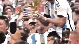 Lionel Messi celebration with 5 million fans