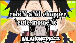 robin and chopper cute moment