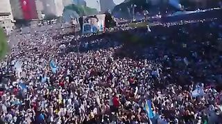 A torcidada da argentina.