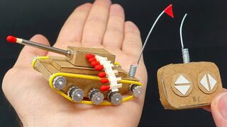 J'ai construit le plus petit TANK Radiocommandé du Monde