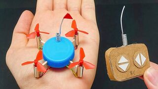 J'ai construit un DRONE Miniature à la maison (IL FONCTIONNE)