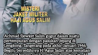Misteri jaket militer H. Agus Salim