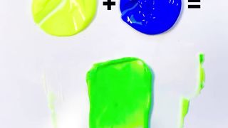 Guess the mixed colors (increasing difficulty) #colormixing #paintmixing #satisfying #asmrart
