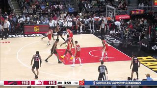 Final 4:04 WILD ENDING Raptors vs Hawks ????| January 28, 2024
