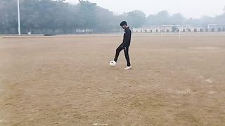 Nonstop playing football