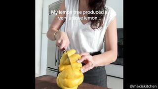 Giant mutated lemon