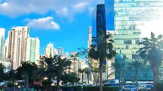Dubai Street Beautiful View