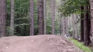 MTB life - 4 year old riding dirt jumps!