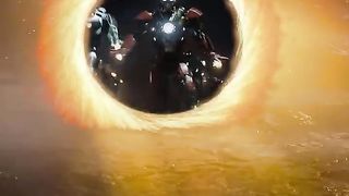 All Characters comes through portal Avengers