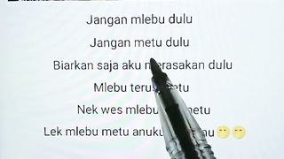 JANGAN MASUK DULU, JANGAN METU DULU