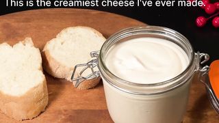 In 6 Minuten ⏰ zum perfekten Frischkäse - Kein Käsekauf mehr nötig! hausgemachte.