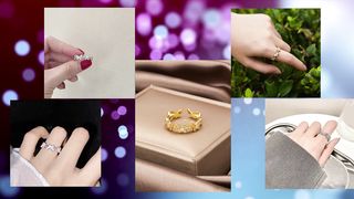 NEW FASHION BUTTERFLY RINGS FOR FEMALES