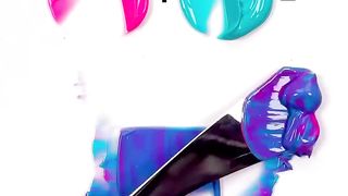 Paint mixing but the color names get weirder #paintmixing #colormixing #satisfyingart #asmrart