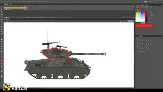 Speed Paint Sherman Fury. RanZar.