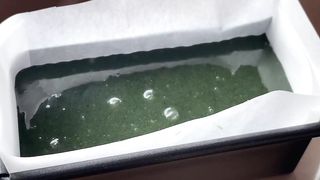 Mugwort sweet red bean paste terrine cake recipe
