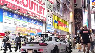 White beautiful angel in Tokyo