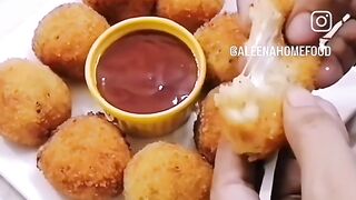 Potato cheese balls recipe#crispy cheesy potato snack#aleenahome food.