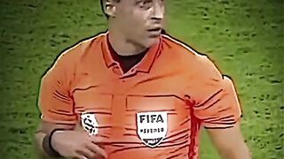 the referee couldn't find his cards