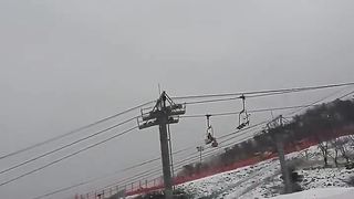 Chair lift accident