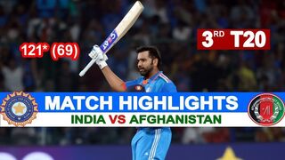 INDIA VS AFGHANISTAN 3RD T20 HIGHLIGHTS | INDIA VS AFG HIGHLIGHTS