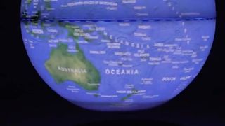floating globe