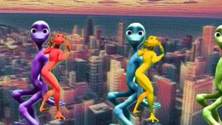 Alien Dance | Fun colors | Dame Tu Cosita | patila dance