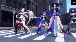 Mobile legend female hero dancing