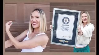American woman in the Guinness Book of A hair has put the name of an  Records
